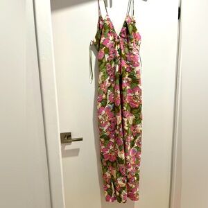 Zara floral summer dress large